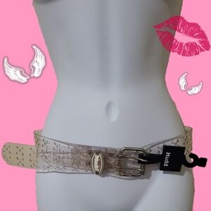 Y2K Mudd Clear Resin Belt